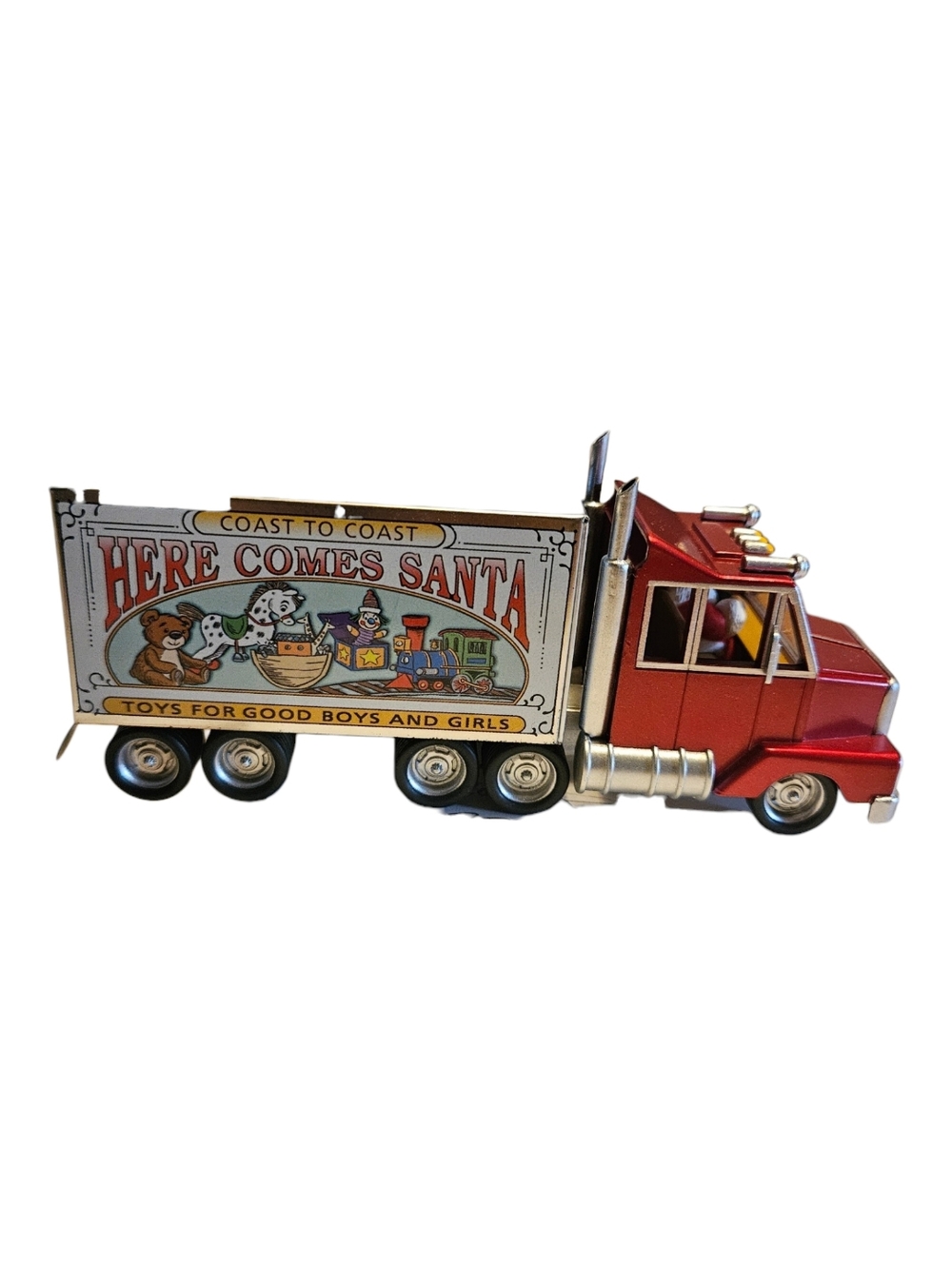 2003 Hallmark Keepsake Christmas Ornament Santa's Big Rig Here Comes Santa